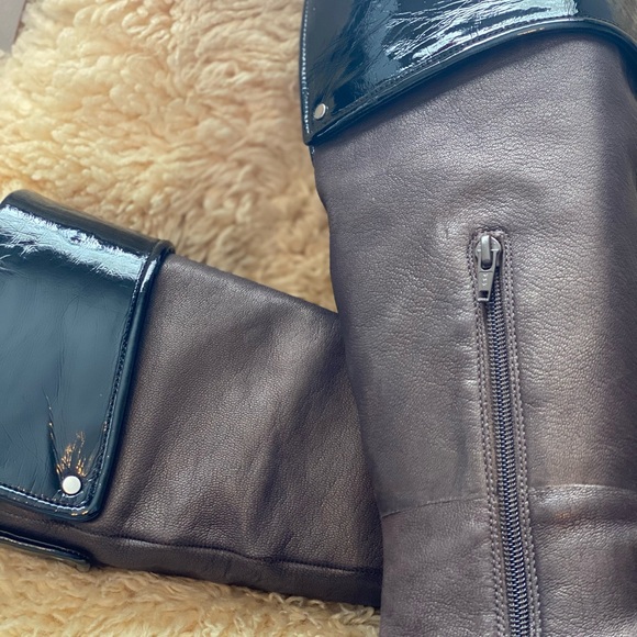 Nine West, Tall chocolate heeled boots - Picture 5 of 6